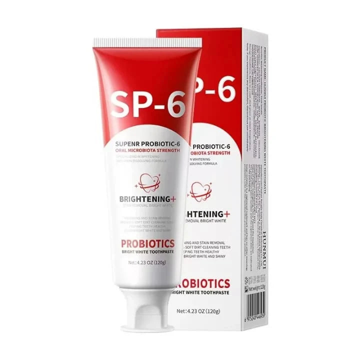 🦷 SP-6 PROBIOTIC WHITENING TOOTHPASTE Le secret d’un sourire éclatant et d’une haleine irrésistiblement fraîche