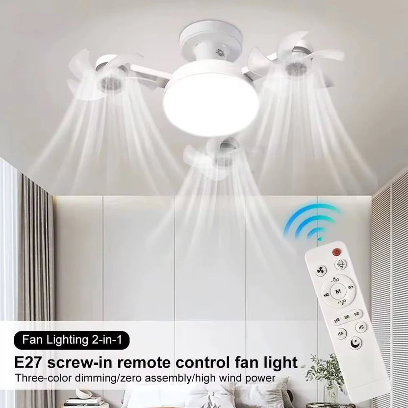 Ventilateur drone à lumière