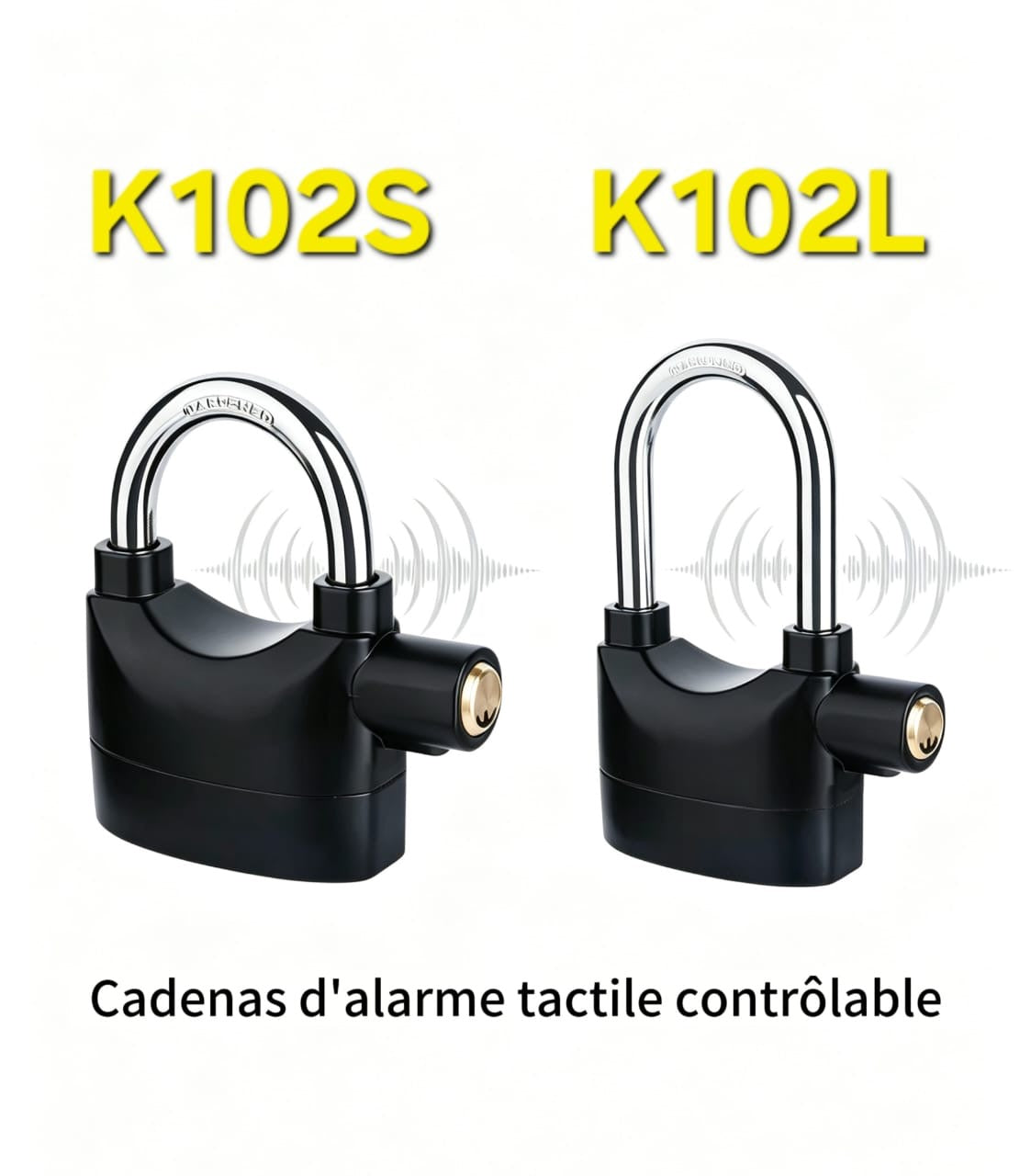 🔒 CADENAS ANTIVOL AVEC ALARME 110 dB