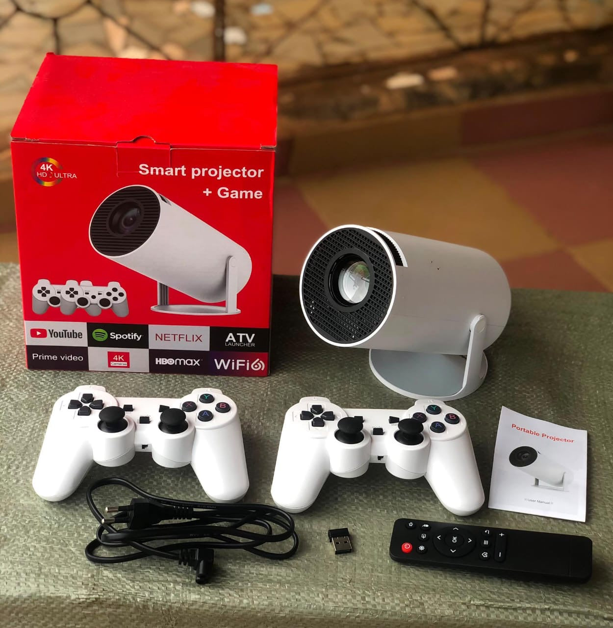 Projecteur Intelligent S40 Max : Votre Cinéma & Salle de Jeux 4K, 3D Ultra-Réaliste.
