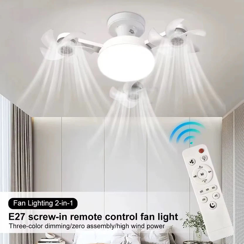 Ventilateur drone à lumière