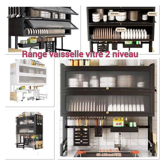 GRAND EGOUTTOIR 2 NIVEAU ANTI POUSSIÈRE