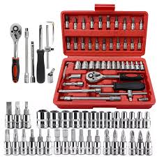 Coffret d'outillage mécanique - Douilles, cliquet & Embouts