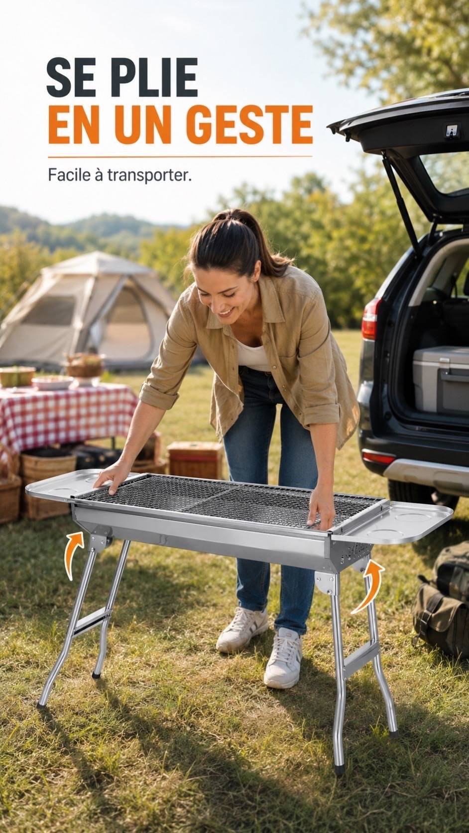 Barbecue portable pliable XL691