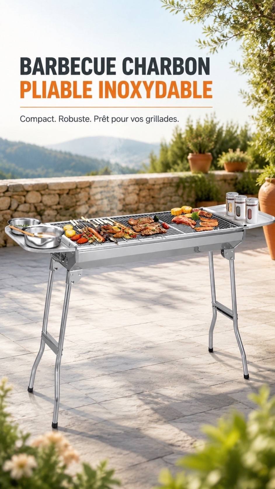 Barbecue portable pliable XL691