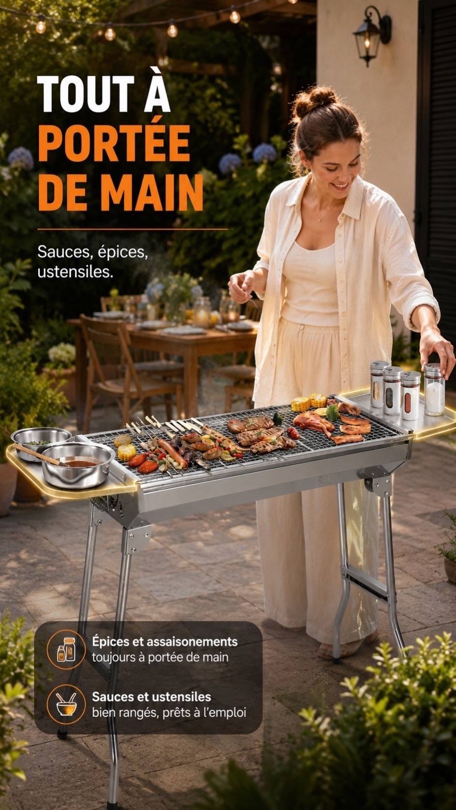 Barbecue portable pliable XL691