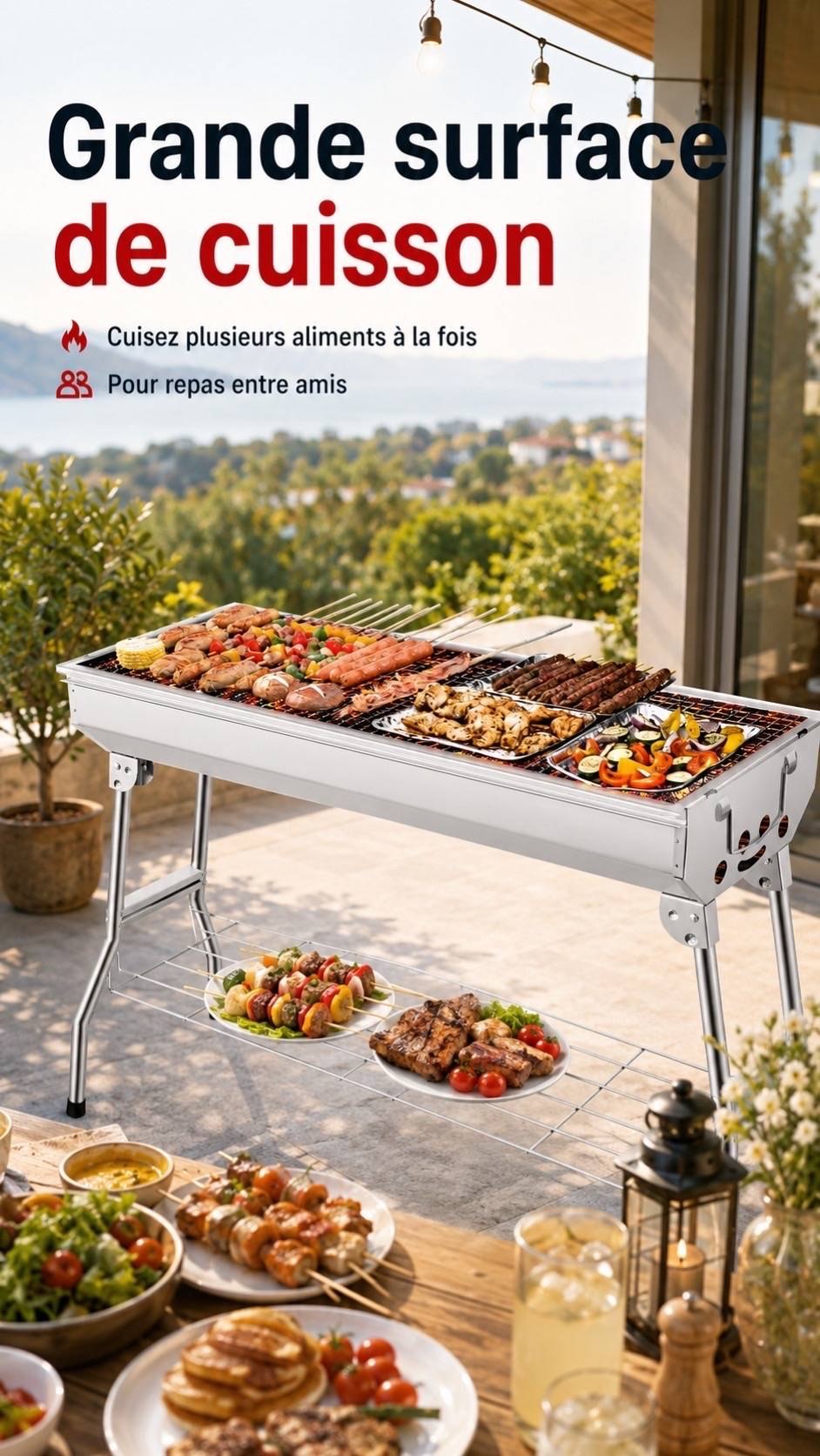 Barbecue portable pliable XL691