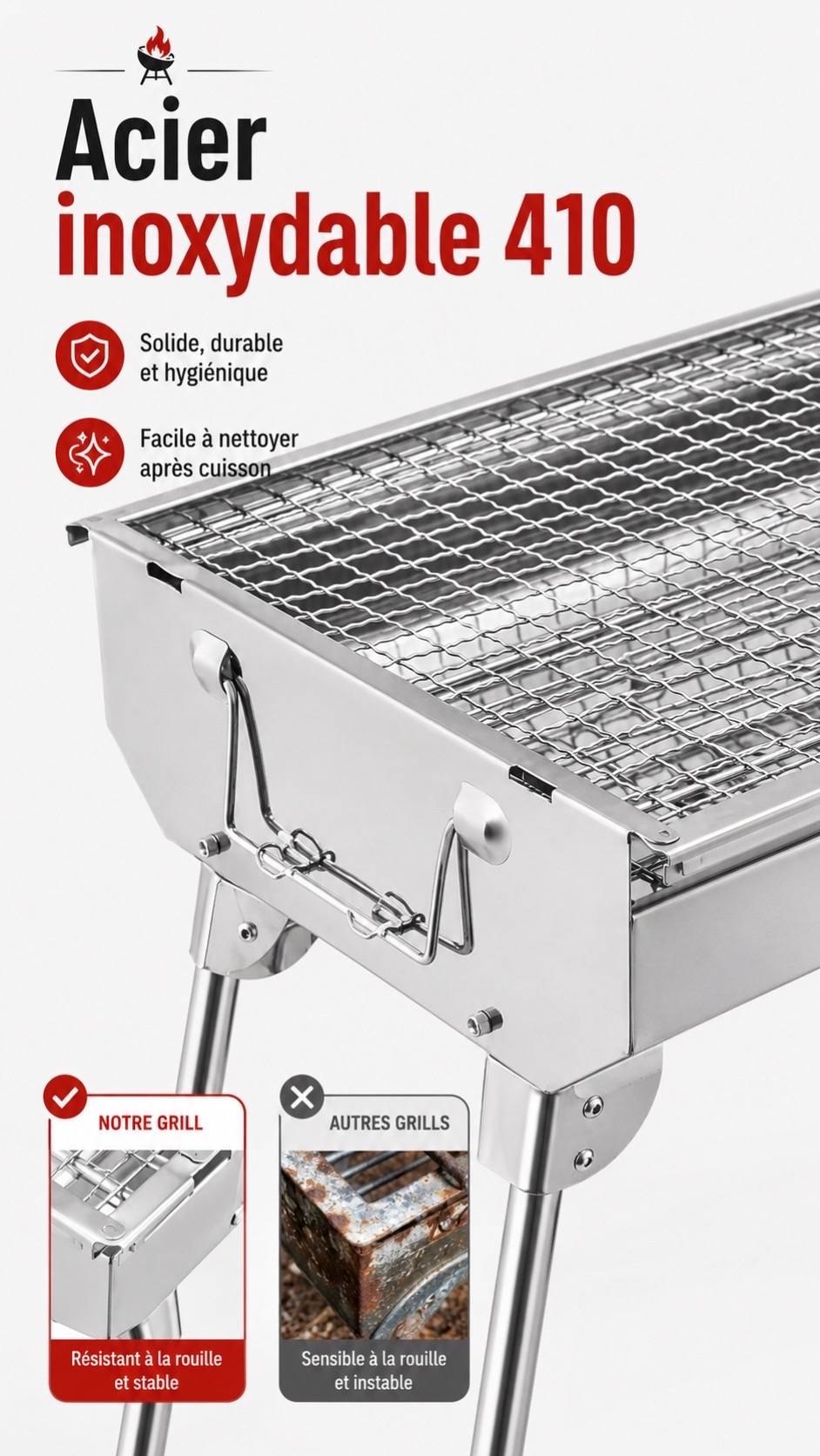 Barbecue portable pliable XL691