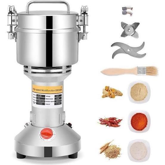 Moulin Électrique Professionnel 3 KG – Broyeur Multifonction pour Céréales et Épices